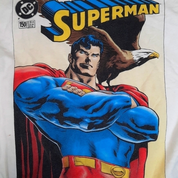1999 DC Comics Superman Cotton Tshirt - Picture 4 of 7